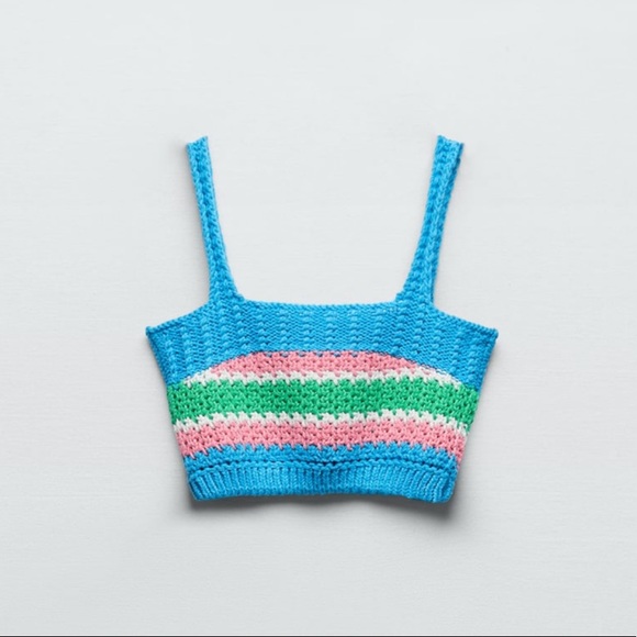 ZARA Knit Crop Top - Picture 3 of 6